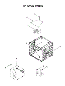 18" Oven Parts parts for Jenn-Air Range JDRP748HM00 from AppliancePartsPros.com