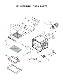 30" Internal Oven Parts parts for Jenn-Air Range JDRP748HM00 from AppliancePartsPros.com