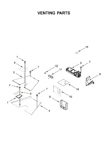 Venting Parts parts for Jenn-Air Range JDRP848HL00 from AppliancePartsPros.com
