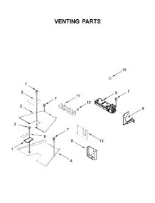 Venting Parts parts for Jenn-Air Range JDSP536HM00 from AppliancePartsPros.com