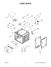 Oven Parts parts for Jenn-Air Range JDSP536HM01 from AppliancePartsPros.com