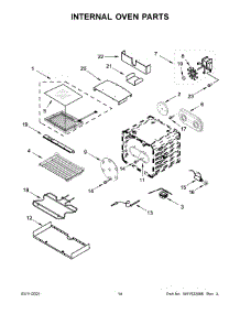 Internal Oven Parts parts for Jenn-Air Range JDSP536HM01 from AppliancePartsPros.com