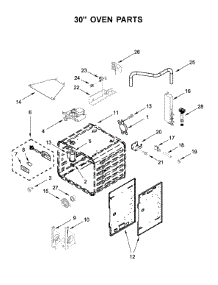 30" Oven Parts parts for Jenn-Air Range JDSP548HL00 from AppliancePartsPros.com