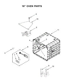 18" Oven Parts parts for Jenn-Air Range JDSP548HL00 from AppliancePartsPros.com