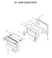 30" Oven Door Parts