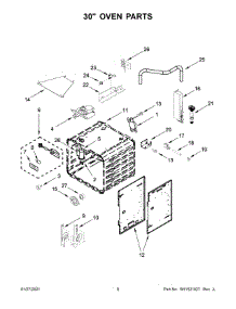 30" Oven Parts parts for Jenn-Air Range JDSP548HL01 from AppliancePartsPros.com