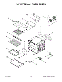 30" Internal Oven Parts parts for Jenn-Air Range JDSP548HL01 from AppliancePartsPros.com