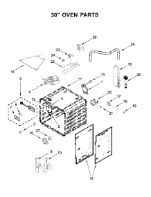 30" Oven Parts parts for Jenn-Air Range JDSP548HM00 from AppliancePartsPros.com