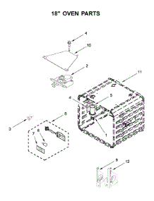 18" Oven Parts parts for Jenn-Air Range JDSP548HM00 from AppliancePartsPros.com