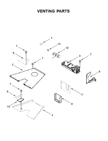 Venting Parts parts for Jenn-Air Range JDSP548HM00 from AppliancePartsPros.com