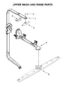 Upper Wash And Rinse Parts parts for Jenn-Air Dishwasher JDTSS244GL0 from AppliancePartsPros.com