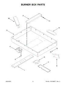 Burner Box Parts parts for Jenn-Air Electric Cooktop JED4430KB00 from AppliancePartsPros.com