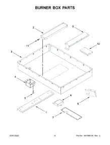 Burner Box Parts parts for Jenn-Air Electric Cooktop JED4536KB01 from AppliancePartsPros.com
