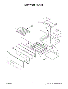 Drawer Parts parts for Jenn-Air Electric Range JES1450ML0 from AppliancePartsPros.com