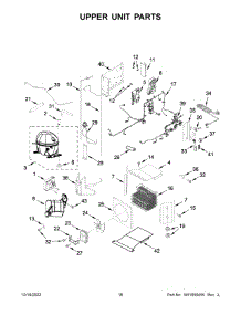 Upper Unit Parts parts for Jenn-Air Bottom-Mount Refrigerator JF36NXFXDE05 from AppliancePartsPros.com