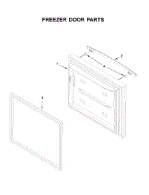 Freezer Door Parts parts for Jenn-Air Bottom-Mount Refrigerator JFC2290REM02 from AppliancePartsPros.com