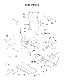 Unit Parts parts for Jenn-Air Bottom-Mount Refrigerator JFC2290REM02 from AppliancePartsPros.com