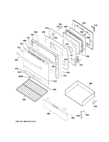 Door & Drawer Parts parts for Ge Gas Range JGB645SEK3SS from AppliancePartsPros.com