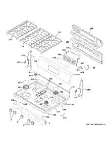 Control Panel & Cooktop parts for Ge Gas Range JGB660DEJ5WW from AppliancePartsPros.com