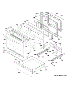 Door & Drawer Parts parts for Ge Gas Range JGB735DP1BB from AppliancePartsPros.com