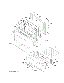 Door & Drawer Parts parts for Ge Gas Range JGBS30REK5SS from AppliancePartsPros.com