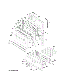 Door & Drawer Parts parts for Ge Gas Range JGBS30RET1SS from AppliancePartsPros.com