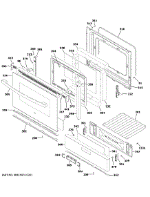 Door & Drawer Parts parts for Ge Gas Range JGBS60DEK6CC from AppliancePartsPros.com