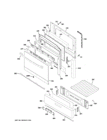 Door & Drawer Parts parts for Ge Gas Range JGBS60REK5SS from AppliancePartsPros.com