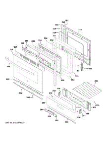 Door & Drawer Parts parts for Ge Gas Range JGBS66DEK5BB from AppliancePartsPros.com