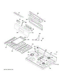 Control Panel & Cooktop parts for Ge Gas Range JGBS66REK6SS from AppliancePartsPros.com