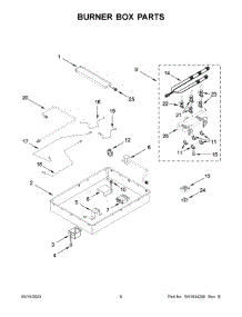 Burner Box Parts parts for Jenn-Air Gas Cooktop JGD3536GB05 from AppliancePartsPros.com