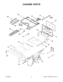 Chassis Parts parts for Jenn-Air Gas Range JGRP430HM01 from AppliancePartsPros.com