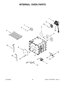 Internal Oven Parts parts for Jenn-Air Gas Range JGRP430HM01 from AppliancePartsPros.com