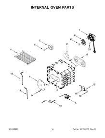 Internal Oven Parts parts for Jenn-Air Gas Range JGRP436HL01 from AppliancePartsPros.com