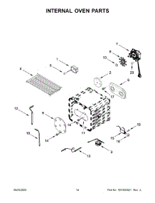 Internal Oven Parts parts for Jenn-Air Gas Range JGRP436HL05 from AppliancePartsPros.com