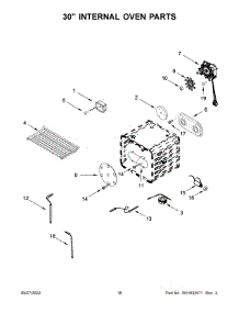 30" Internal Oven Parts parts for Jenn-Air Gas Range JGRP548HM05 from AppliancePartsPros.com