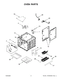 Oven Parts parts for Jenn-Air Gas Range JGRP636HL05 from AppliancePartsPros.com