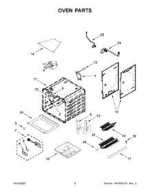 Oven Parts parts for Jenn-Air Gas Range JGRP636HM05 from AppliancePartsPros.com