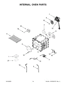 Internal Oven Parts parts for Jenn-Air Gas Range JGRP636HM05 from AppliancePartsPros.com