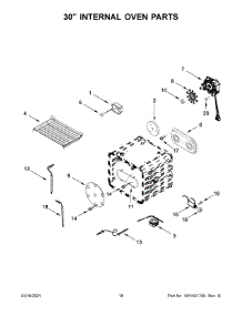 30" Internal Oven Parts parts for Jenn-Air Gas Range JGRP648HL01 from AppliancePartsPros.com