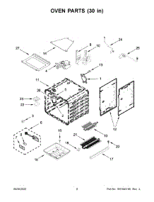 Oven Parts (30 In) parts for Jenn-Air Gas Range JGRP648HM05 from AppliancePartsPros.com