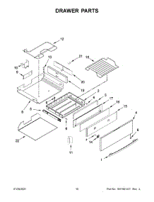 Drawer Parts parts for Jenn-Air Gas Range JGS1450FS1 from AppliancePartsPros.com