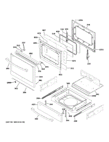 Door & Drawer Parts parts for Ge Gas Range JGS760DP1BB from AppliancePartsPros.com