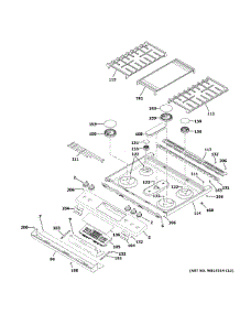 Control Panel & Cooktop parts for Ge Gas Range JGSS86SP1SS from AppliancePartsPros.com