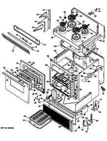 Range Assembly parts for Ge Electric Range JHC56*D1 from AppliancePartsPros.com
