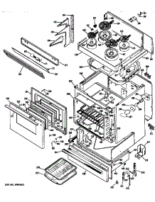 Electric Range Assembly parts for Ge Electric Range JHC56*VA from AppliancePartsPros.com