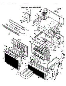 Main Body parts for Ge Range/Microwave Combo JHC56G*D1 from AppliancePartsPros.com