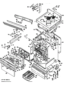 Range Assembly parts for Ge Electric Range JHP56*D1 from AppliancePartsPros.com