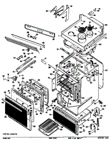 Range Assembly parts for Ge Electric Range JHP56G*D1 from AppliancePartsPros.com