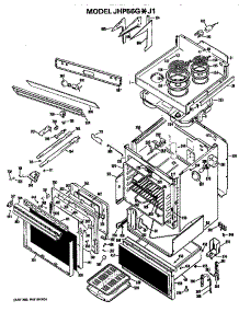 Body parts for Ge Range/Microwave Combo JHP56G*J1 from AppliancePartsPros.com